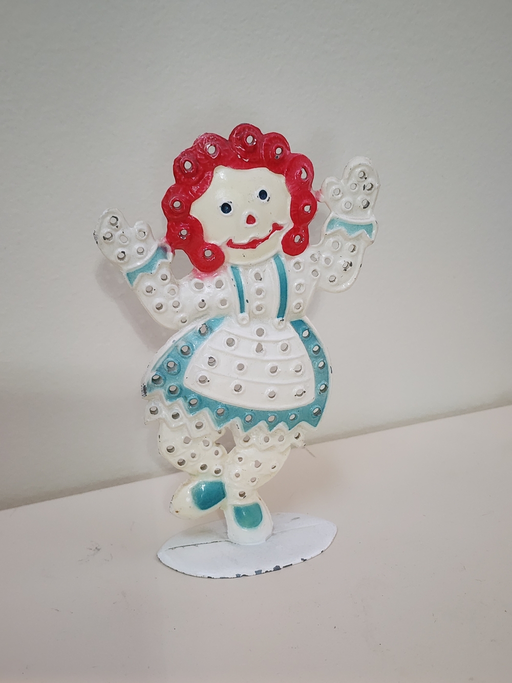Raggedy Ann Earring Tree Vintage Jewelry Holder by Revere USA